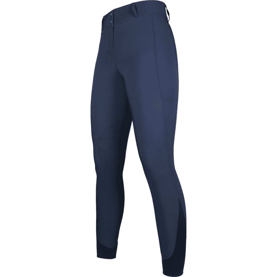 Pantalon d'équitation avec genouillère en silicone HKM Comfort FLO Style