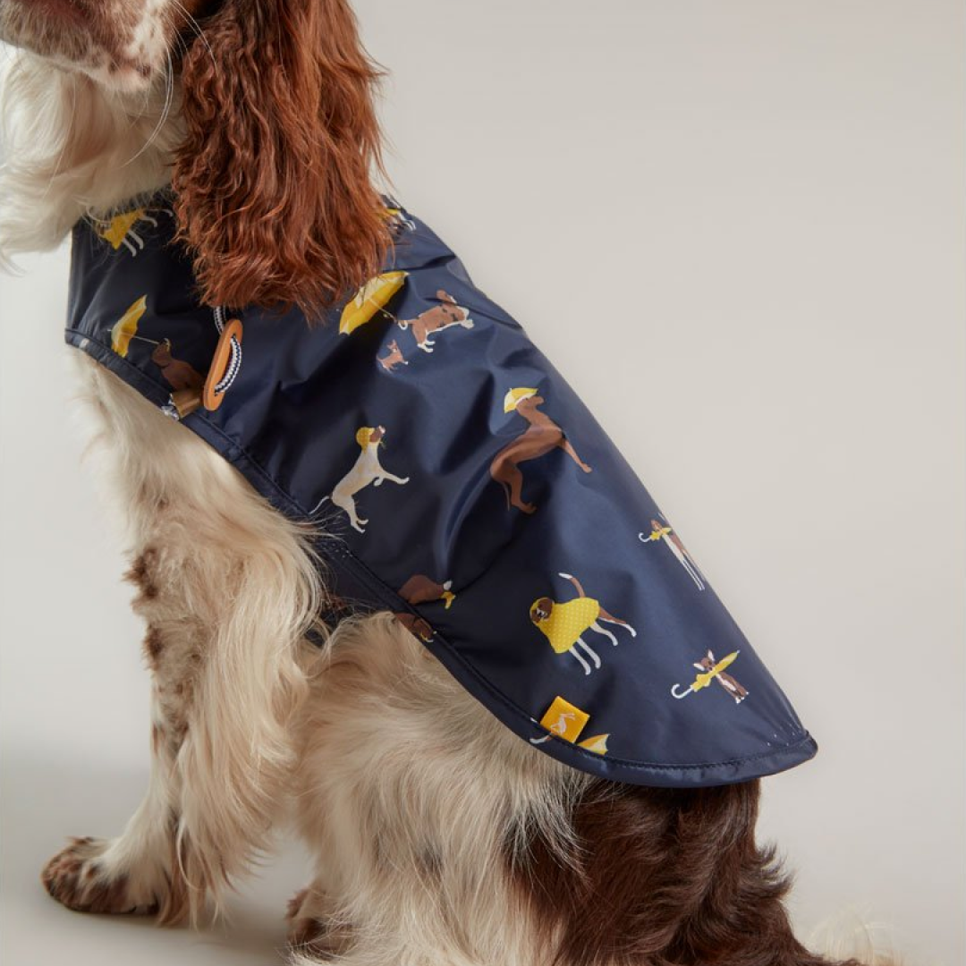 Joules Water Resistant Dog Coat #colour_navy