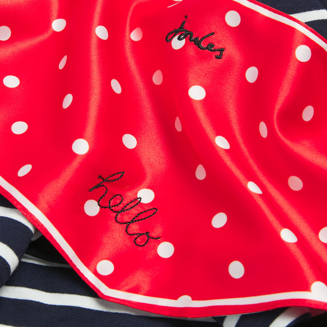 Joules Harbor Oberteil und Halstuch-Set