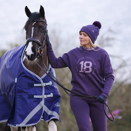 Shires Aubrion Ladies Serene Sweatshirt #colour_purple