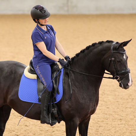 Shires Aubrion Ladies Team Riding Tights #colour_navy