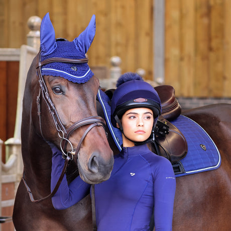 Shires ARMA Fly Hood #colour_navy