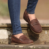 Shires Moretta Forli Deck Shoes #colour_brown