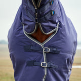 Weatherbeeta Comfitec Tyr Combo Neck Turnout #colour_navy-charcoal