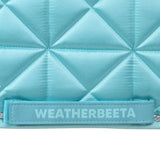 Weatherbeeta Satin Luxe Air-Tec Dressage Saddle Pad #colour_aqua