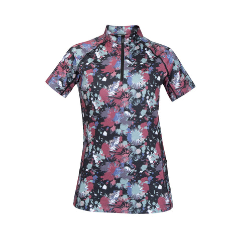 Shires Aubrion Ladies React Short Sleeve Base Layer #colour_abstract