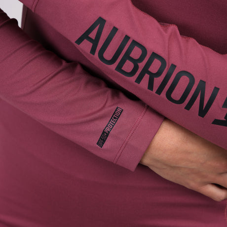 Shires Aubrion Ladies React Long Sleeve Base Layer #colour_mauve