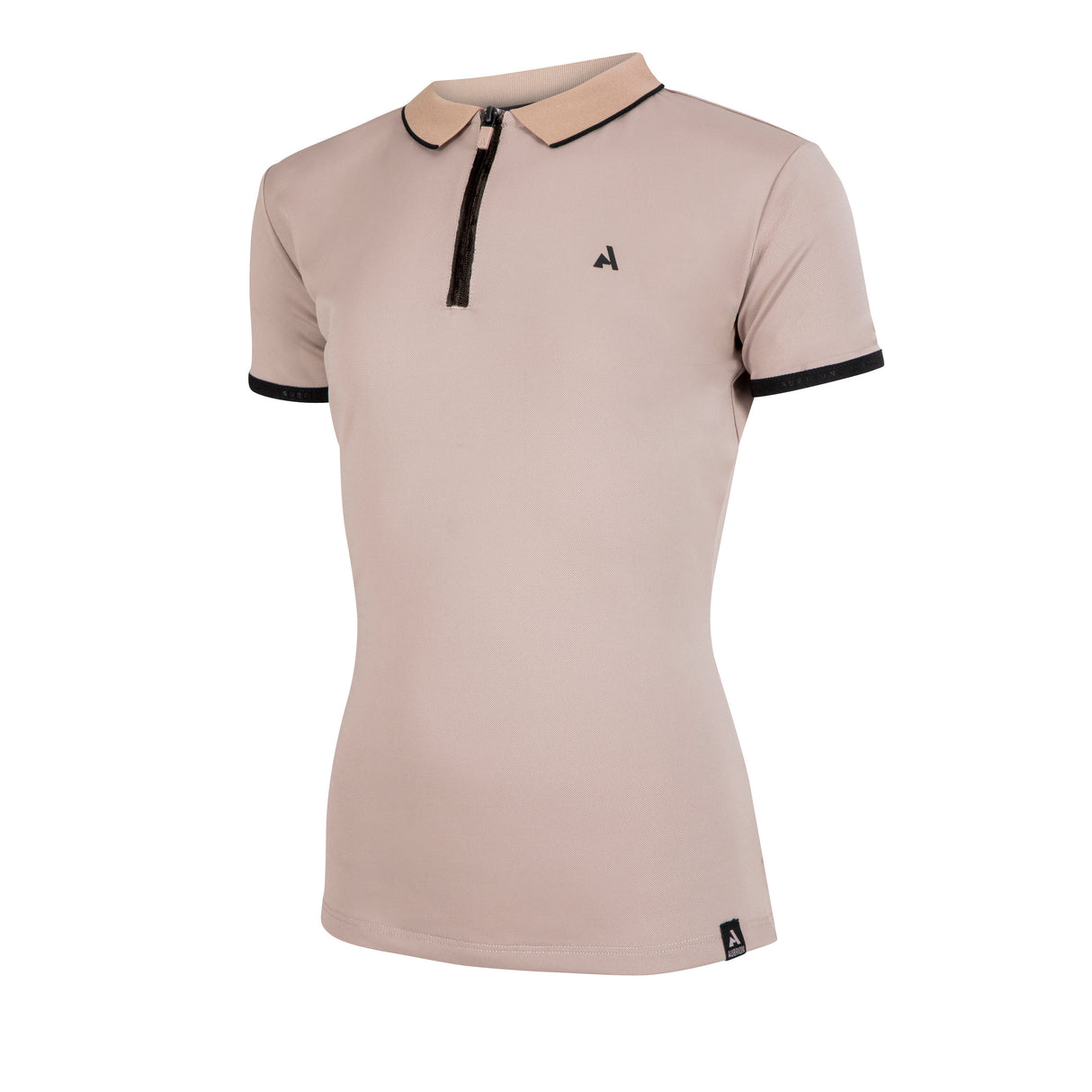 Shires Aubrion Young Rider React Tech Polo #colour_sand