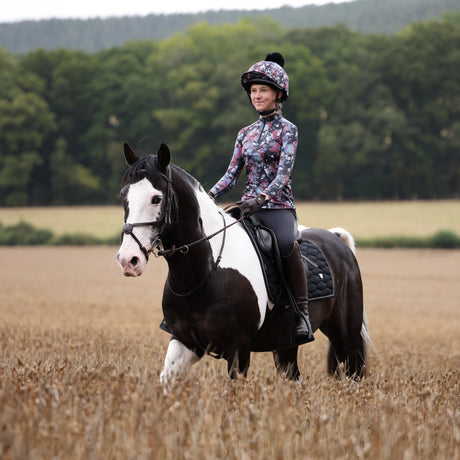 Shires Aubrion Young Rider React Long Sleeve Base Layer #colour_abstract