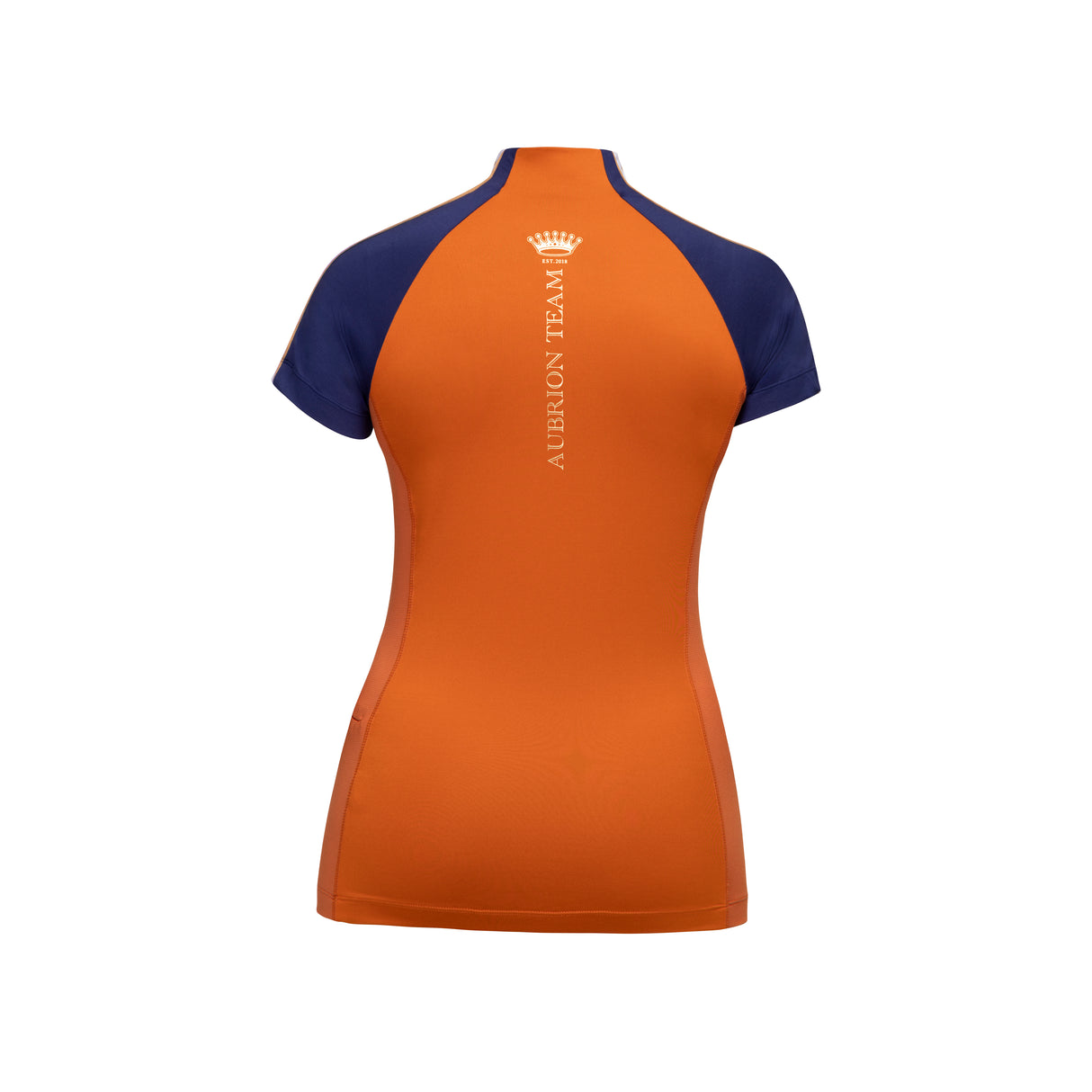 Shires Aubrion Ladies Team Short Sleeve Base Layer #colour_rust