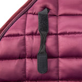 Shires ARMA Eltar Satin Jump Saddlecloth #colour_black-cherry