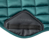 Shires ARMA Eltar Satin Jump Saddlecloth #colour_green