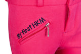 HKM Children's Riding Breeches -My First HKM- #colour_dark-pink-navy