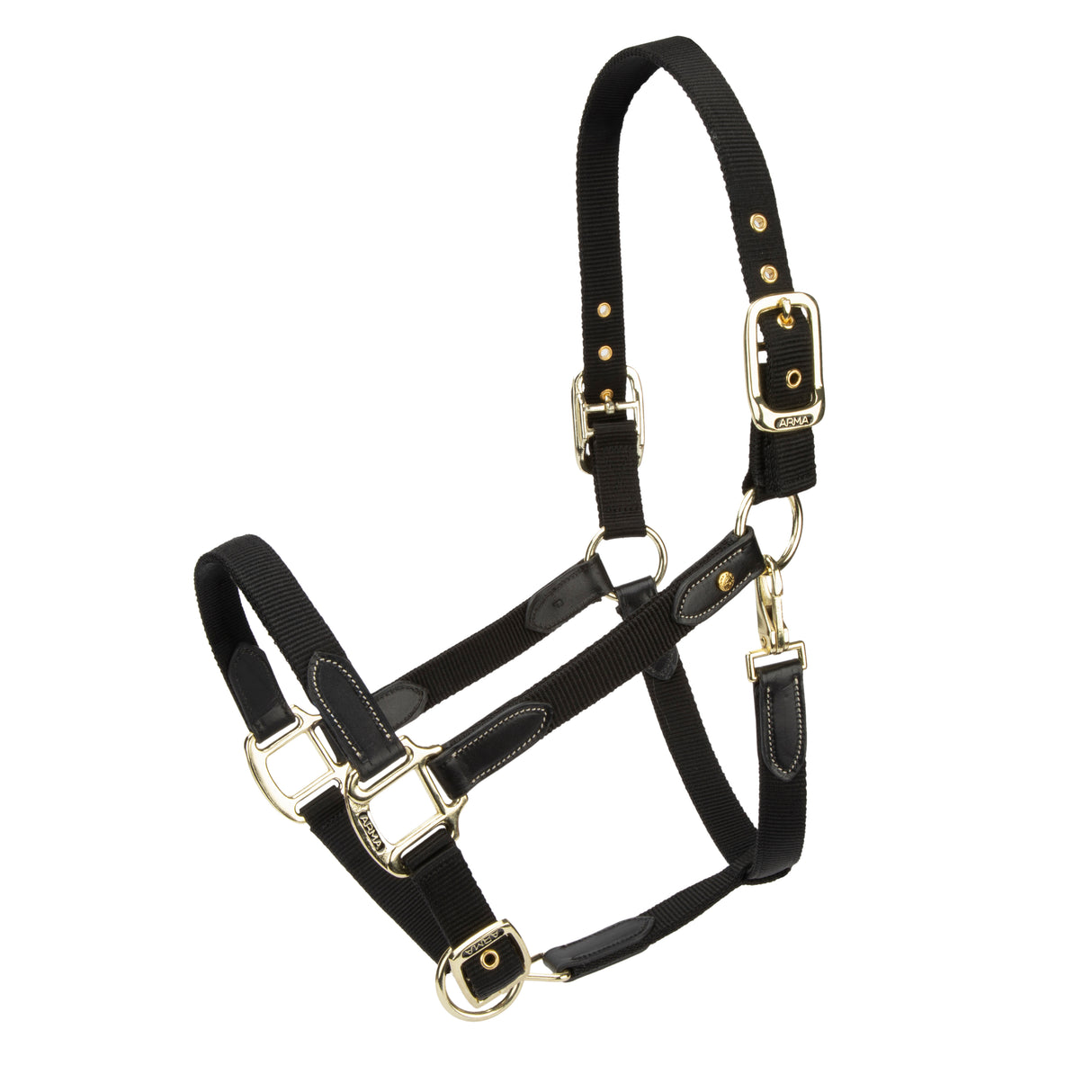 Shires ARMA Porto Headcollar #colour_black