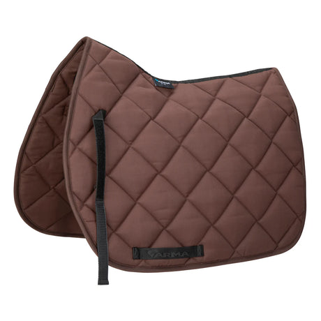 Shires ARMA Quilted Saddlecloth #colour_brown
