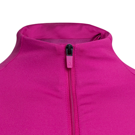 Shires Aubrion Young Rider React Short Sleeve Base Layer #colour_fuchsia