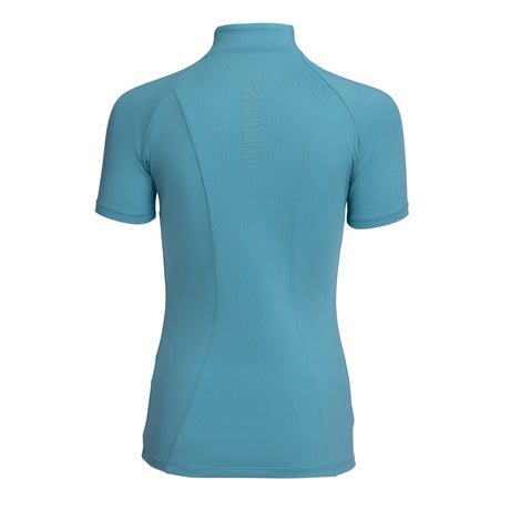 Shires Aubrion Young Rider React Short Sleeve Base Layer #colour_haze