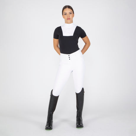Shires Aubrion Optima MX Breeches #colour_white