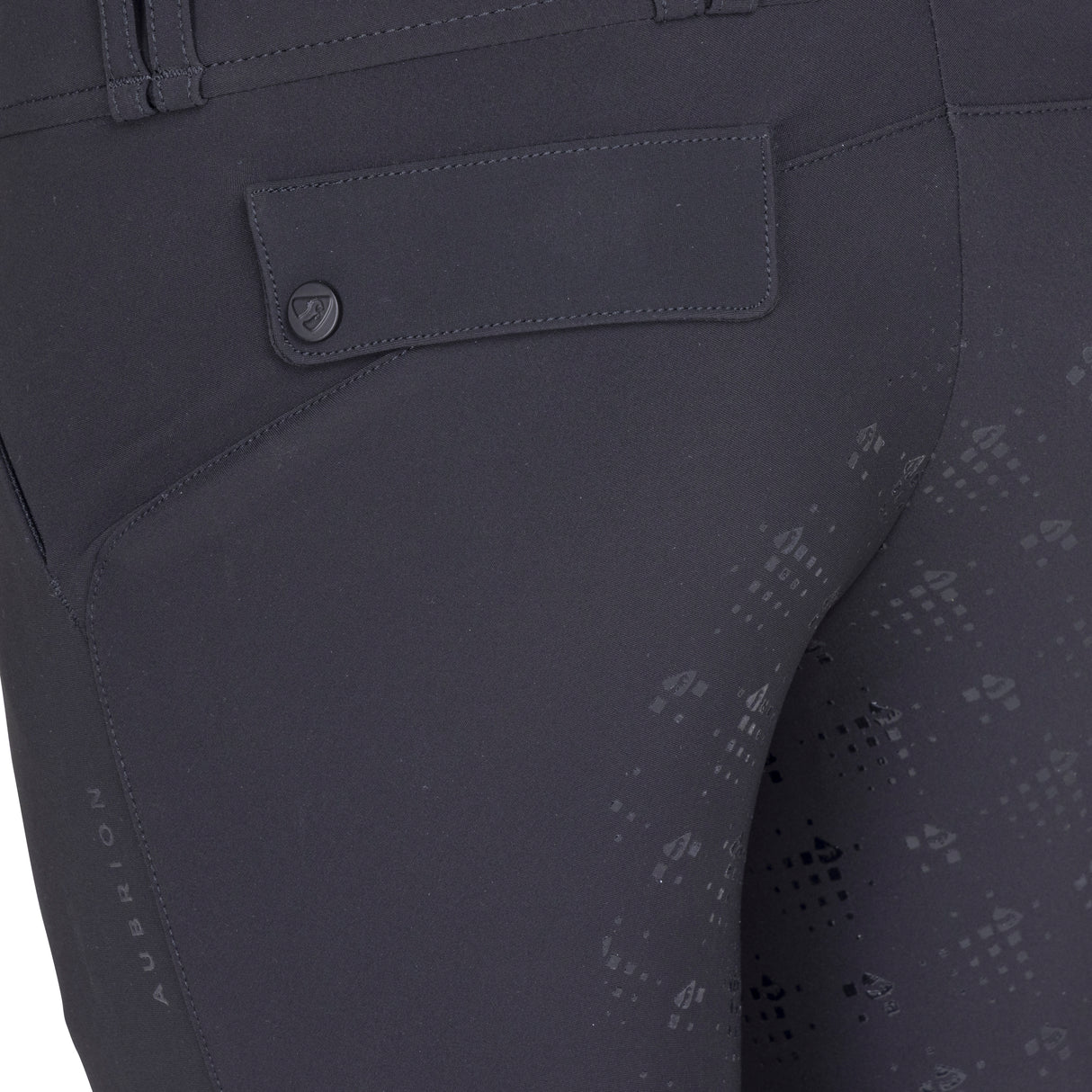 Shires Aubrion Optima MX Breeches - Young Rider #colour_black