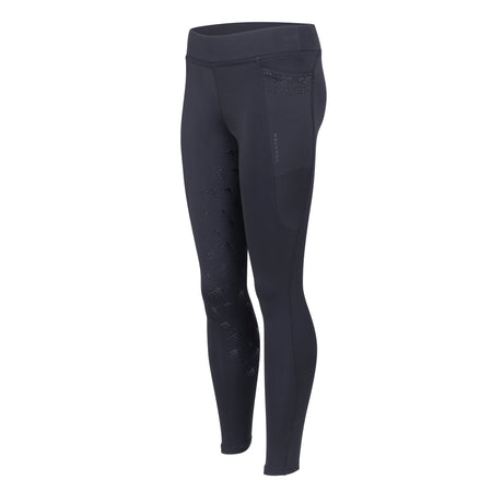 Shires Aubrion Optima GX Riding Tights - Young Rider #colour_black