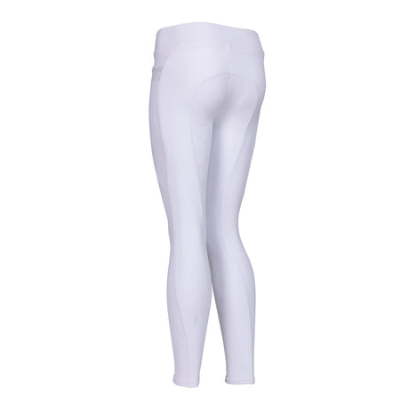 Shires Aubrion Optima GX Riding Tights - Young Rider #colour_white