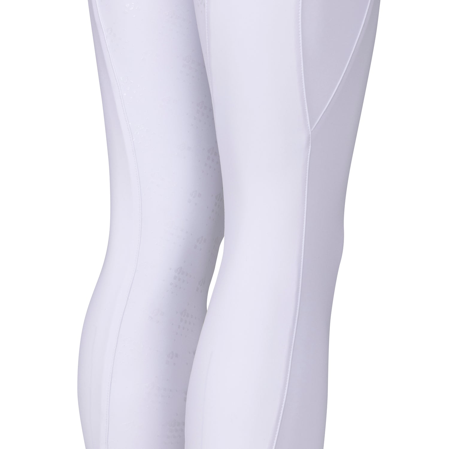 Shires Aubrion Optima LX Riding Tights - Young Rider #colour_white