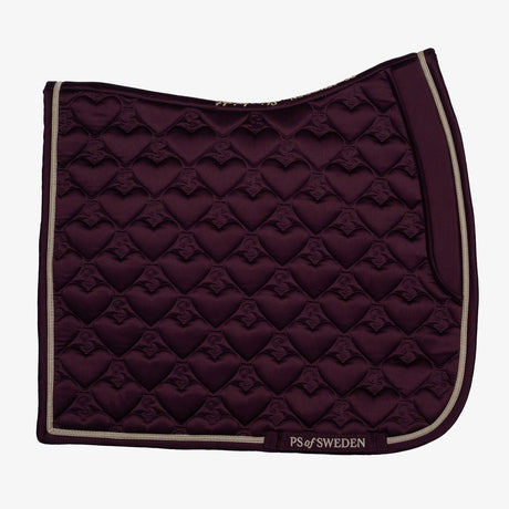 PS of Sweden Heart Dressage Saddle Pad #colour_plum