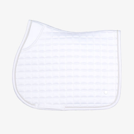 PS of Sweden Classic Quilt Jump Saddle Pad #colour_white