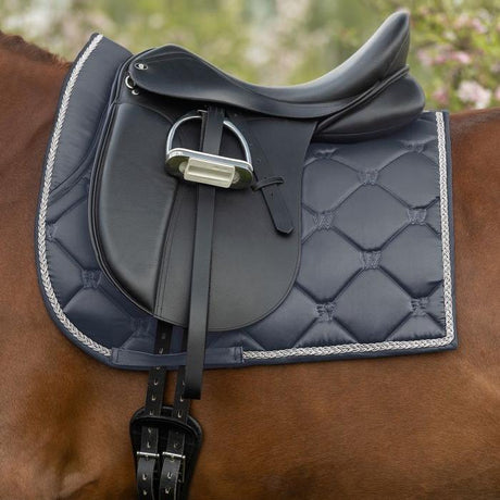 Waldhausen Valencia Saddle Pad #colour_night-blue-silver