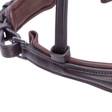 Shires Velociti LUSSO Elite Padded Cavesson Noseband #colour_havana