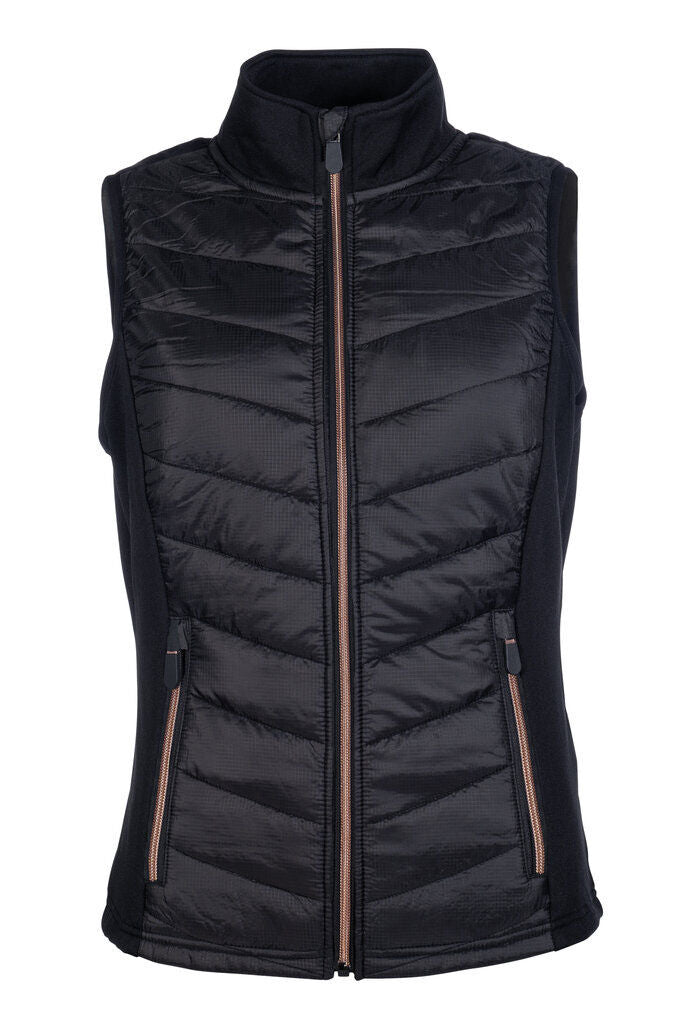 HKM Jersey/Nylon Vest -Basel II- Style #colour_black