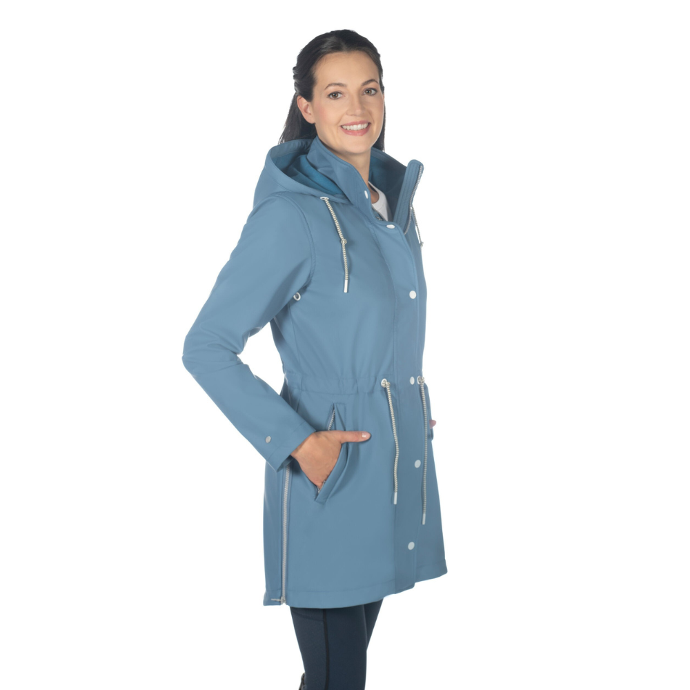 HKM Ladies Riding Jacket -Ohio- #colour_smokey-blue