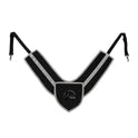 HKM Breastplate -Reflective- #colour_black-silver