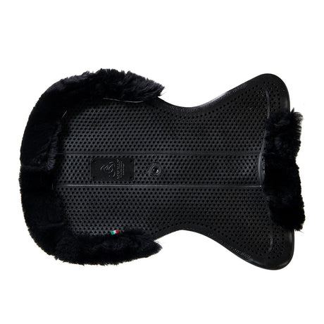 Acavallo Gel Ns-S Classic-S 1/2 Cut-Out Dri-Lex Flat #colour_black-black