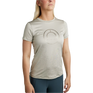 Montar MoSille with Gun Metal Logo T-Shirt #colour_light-silver-grey