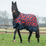 HKM 600D 100g Turnout Rug -Poppy- #colour_flower