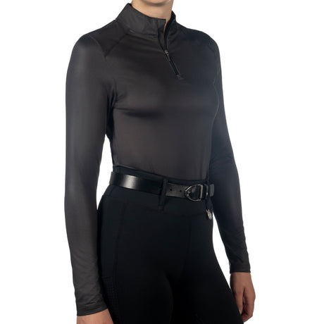 HKM Ladies Functional Shirt -Summer Milano II- #colour_black