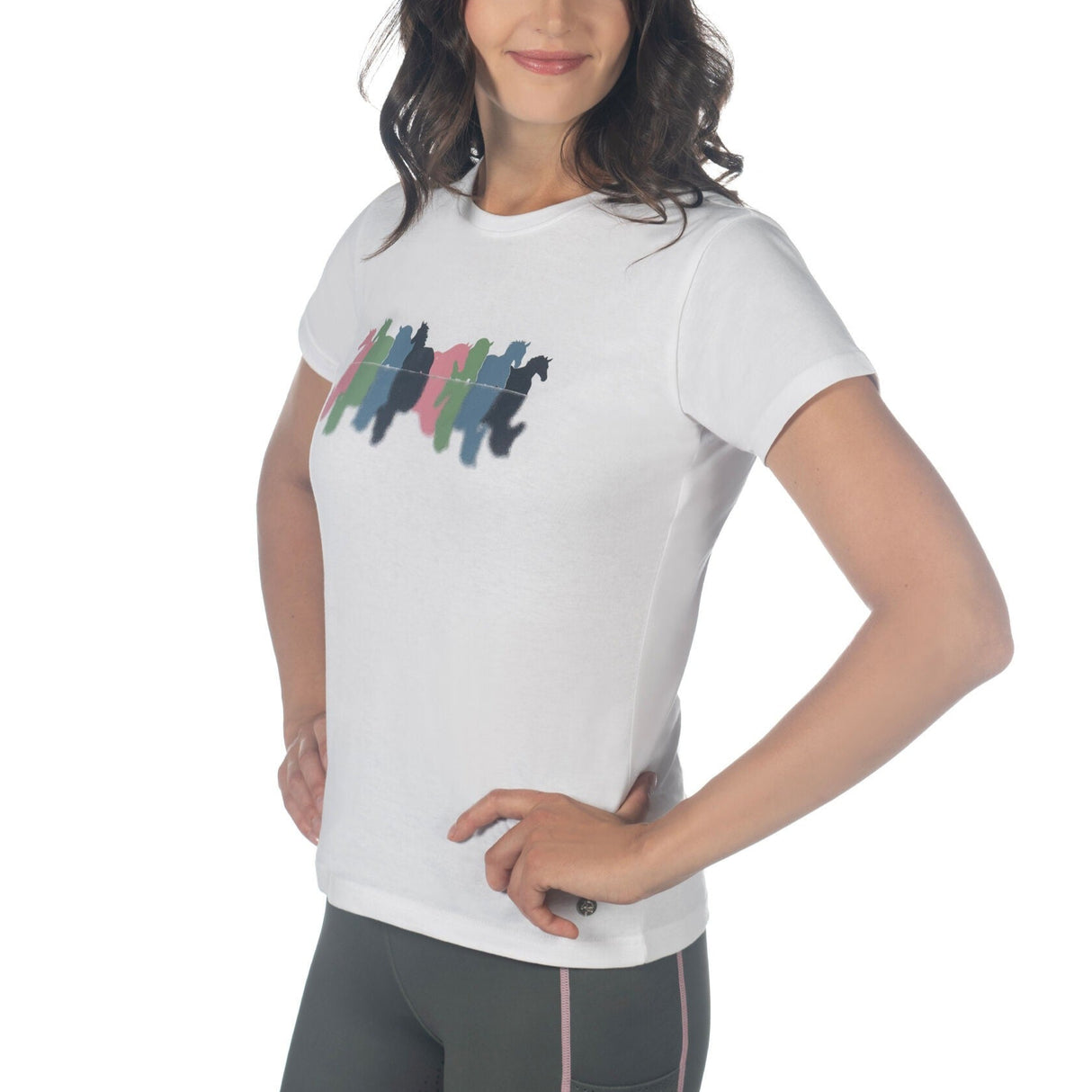 HKM Ladies T-shirt -Mirror- #colour_white