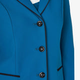 Equestro Women's Three-Button Competition Jacket #colour_blue