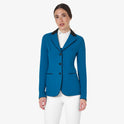Equestro Women's Three-Button Competition Jacket #colour_blue