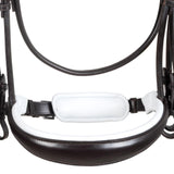 Acavallo Giocanda Bridle Calfskin & Double Reins #colour_brown