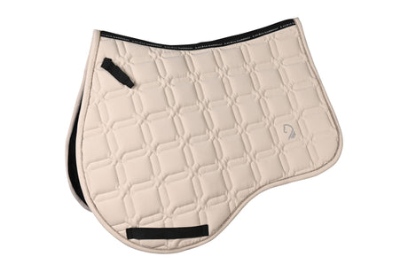 HKM Saddle Cloth -Limone Elegant- #colour_grey-beige
