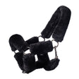 HKM Head Collar with Faux Fur -Hobby Horsing- #colour_black