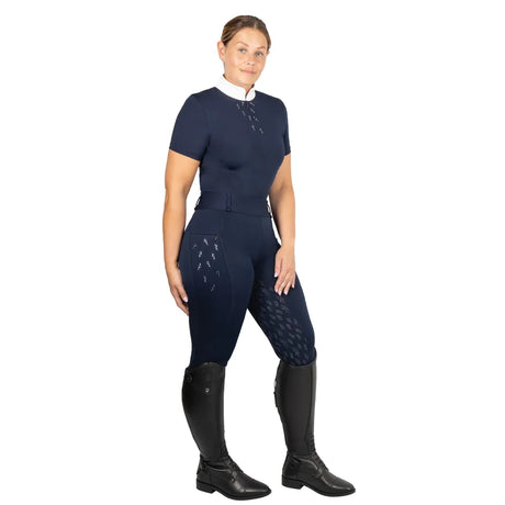 Hy Equestrian Roka Reign Riding Tights #colour_navy