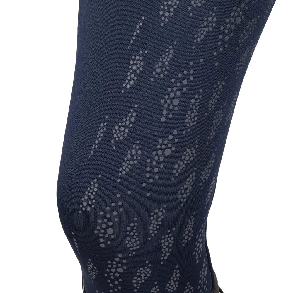 Hy Equestrian Children's Roka Reign Riding Tights #colour_navy
