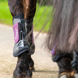 Shires ARMA Tendon Boots #colour_black-plum