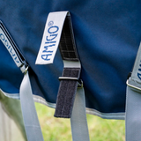 Horseware Ireland Amigo 1200D FieldSafe Plus 50g Turnout Rug #colour_navy-titanium-grey-silver