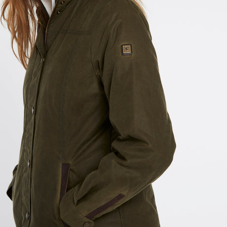 Dubarry Womens Mountrath Wax Jacket #Colour_fennel