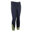 HKM Children's Silicone Full Seat Riding Breeches -Claire- #colour_deep-blue