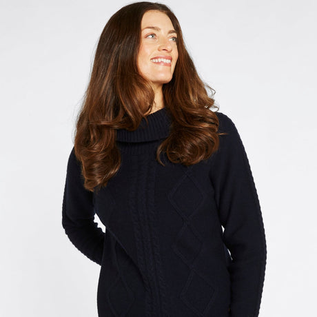 Dubarry Womens Kirkwood Knitted Jumper #colour_navy